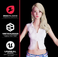 【ZMH30】原创MetaHuman高精度UE5角色工程包