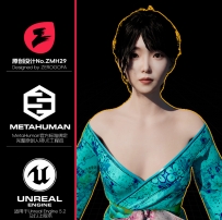 【ZMH29】即下即用 MetaHuman完整工程包 原创UE角色资产